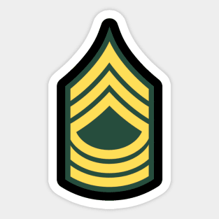 POCKET - MSG - Master Sergeant  - Std wo Txt Sticker